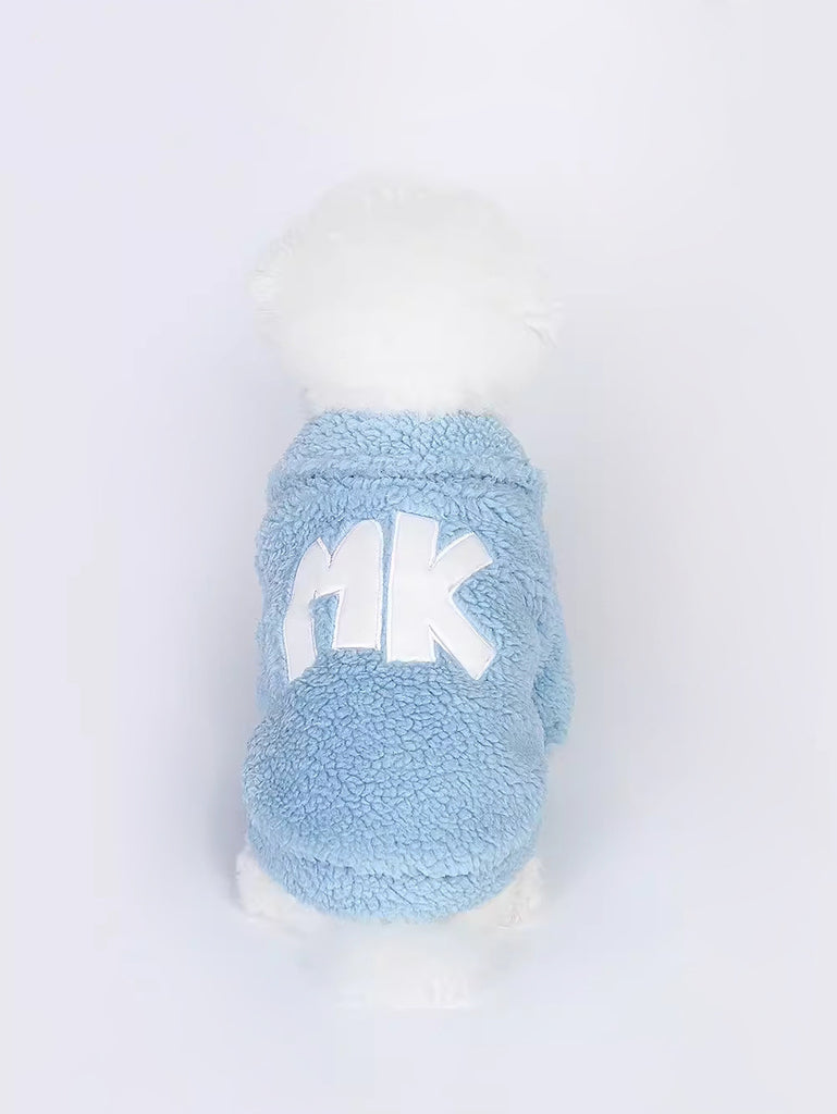 Icelandic Blue Shearling Coat for Pets