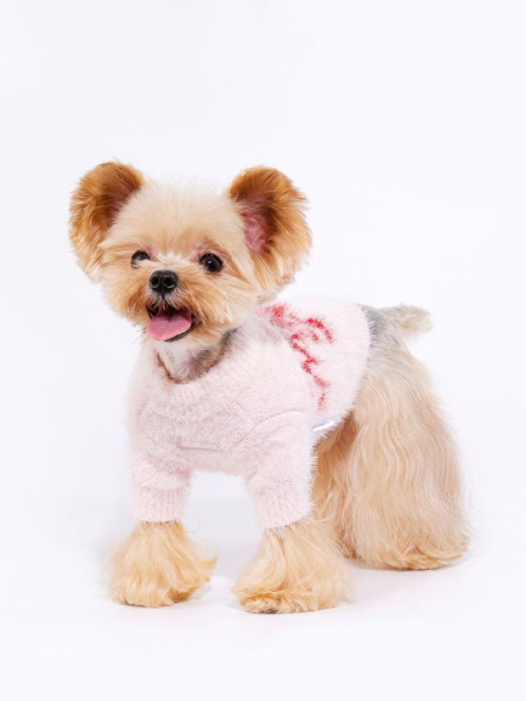 Fluffy Pink Mink Sweater