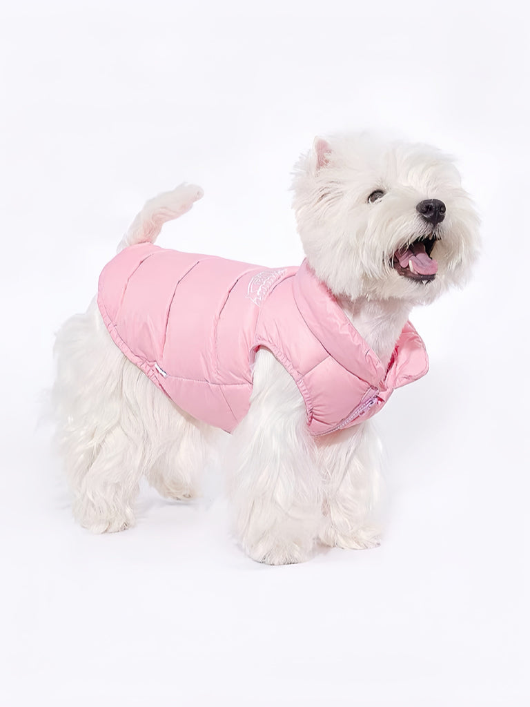 Warm Cotton Candy Puffer Vest for Pets